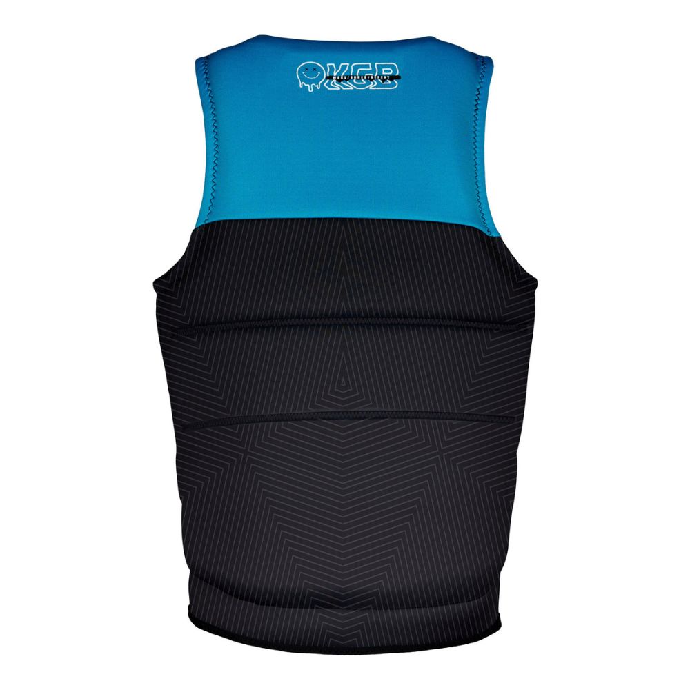 2026 KGB Teen Tempo Kids Vest - Electric Blue /Charcoal/White
