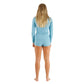 2026 Jetpilot Rash Shirt & Short Set - Blue