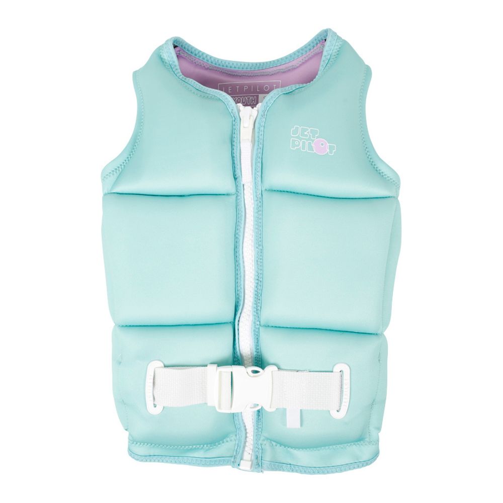2026 Jetpilot Freeride Girls Youth Eco Vest - Teal