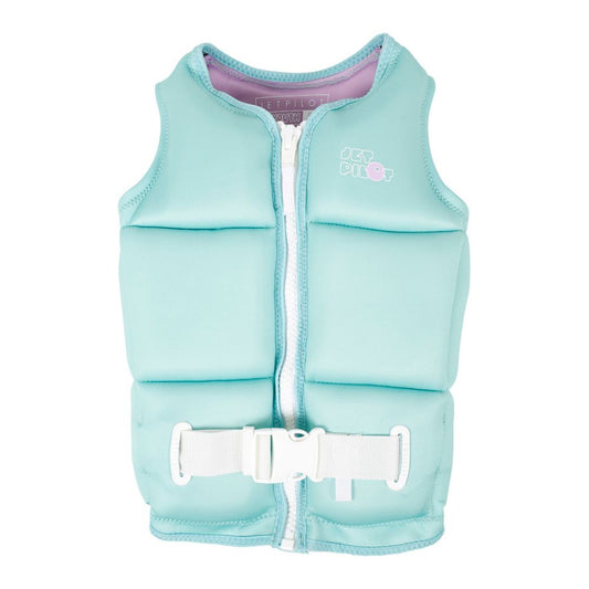 2026 Jetpilot Freeride Girls Youth Eco Vest - Teal