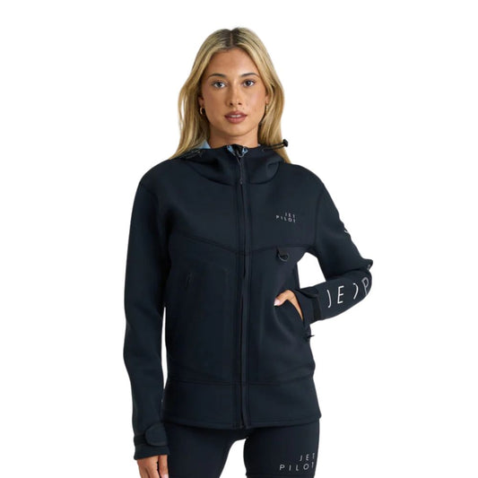 2027 Jetpilot Corp 2mm Ladies Tour Coat - Black