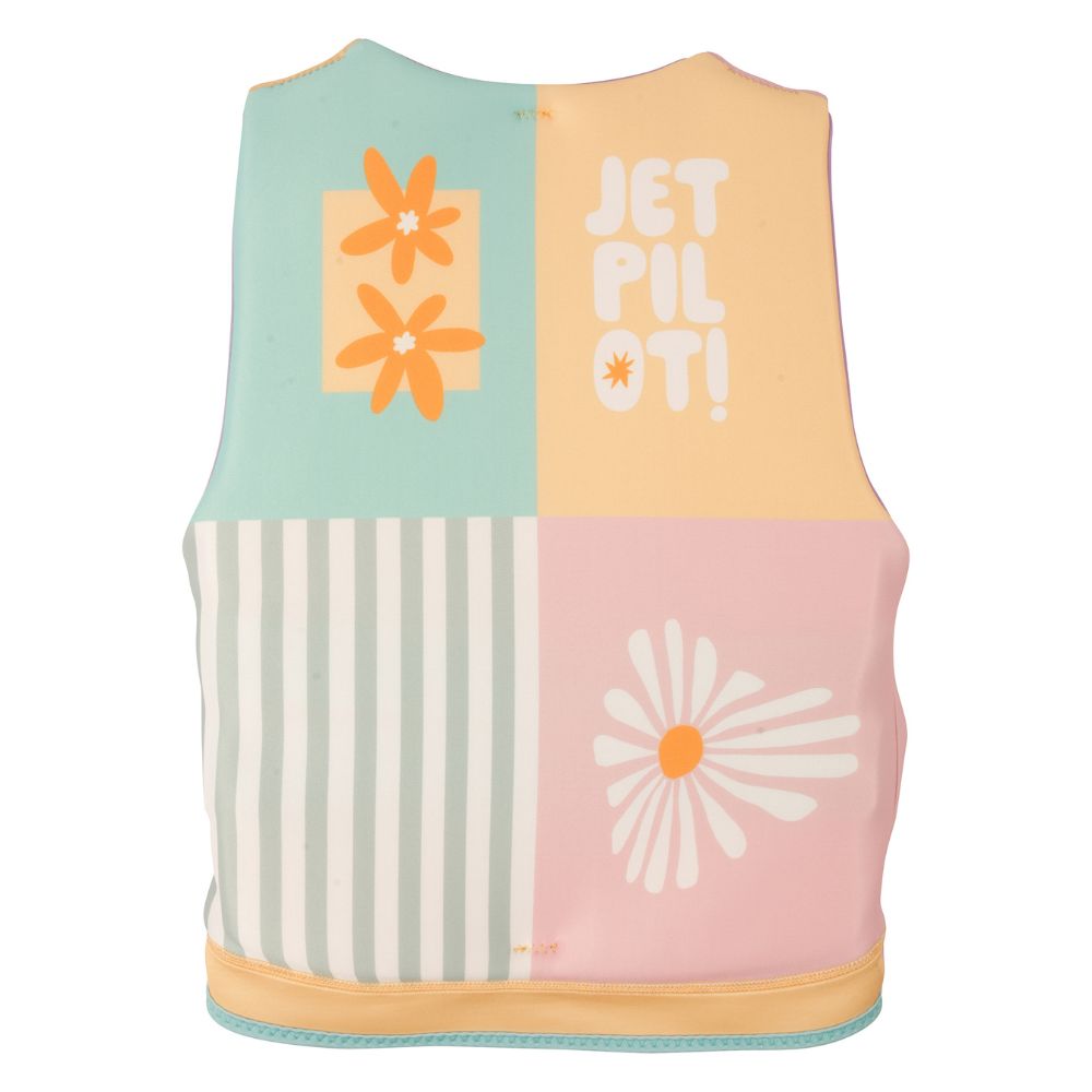 2027 Jetpilot Cause Girls F/E Youth Eco Vest - Multi