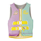 2027 Jetpilot Cause Girls F/E Youth Eco Vest - Purple/Teal