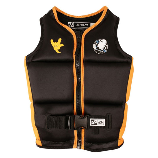 2027 Jetpilot Freeride Boys Youth Eco Vest - Black