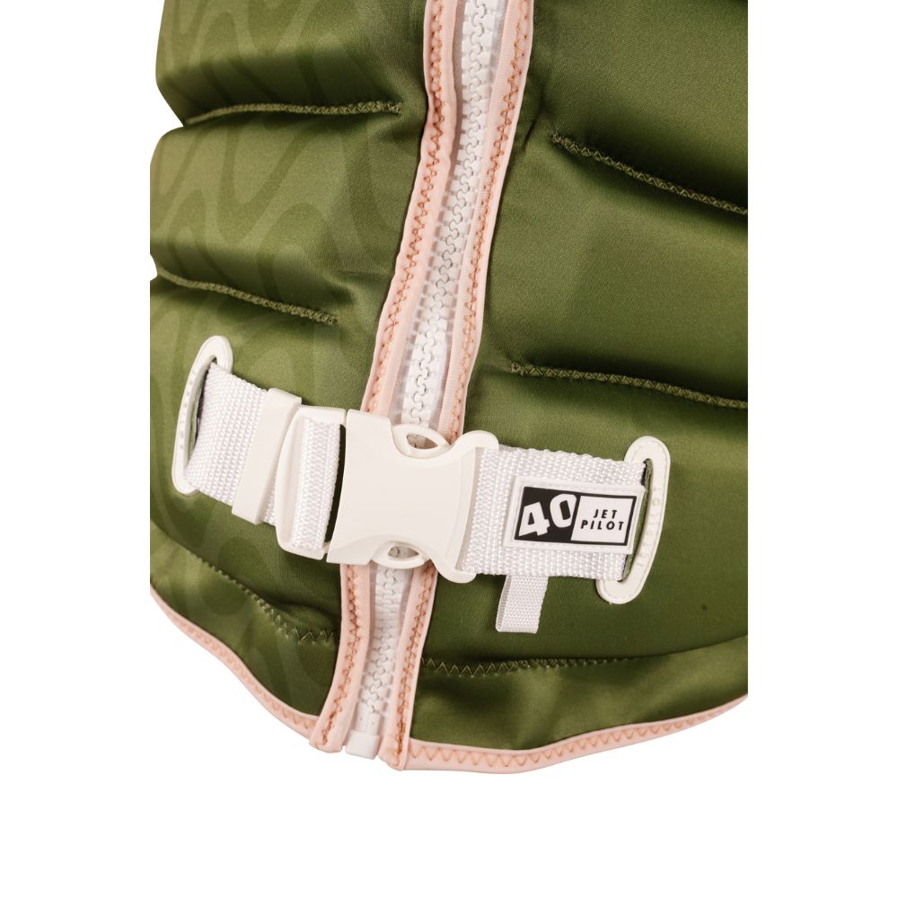 2027 Jetpilot Luna F/E Eco Vest - Olive