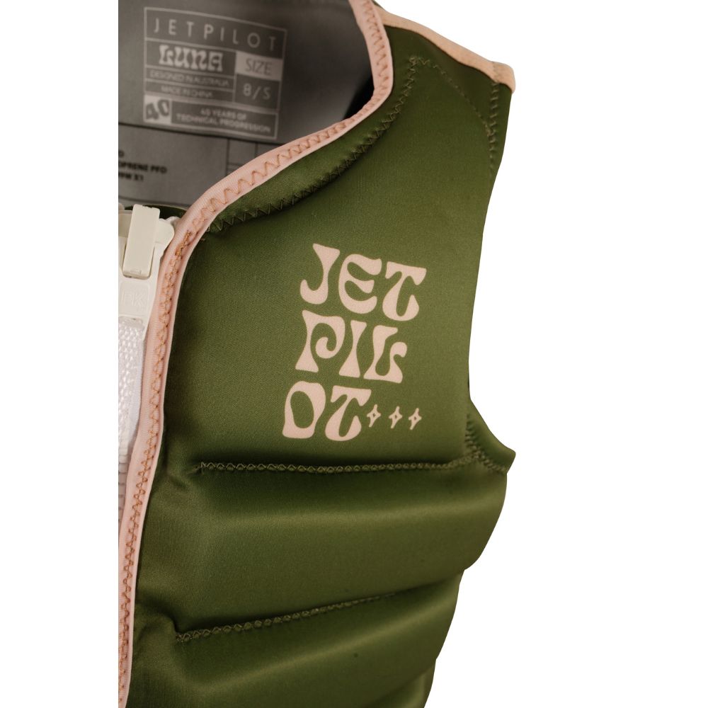 2027 Jetpilot Luna F/E Eco Vest - Olive