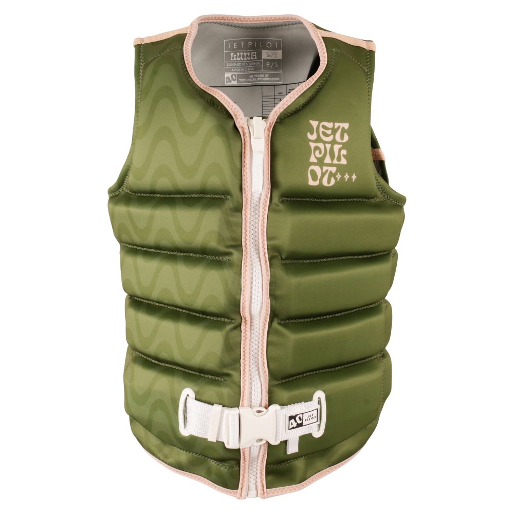 2027 Jetpilot Luna F/E Eco Vest - Olive