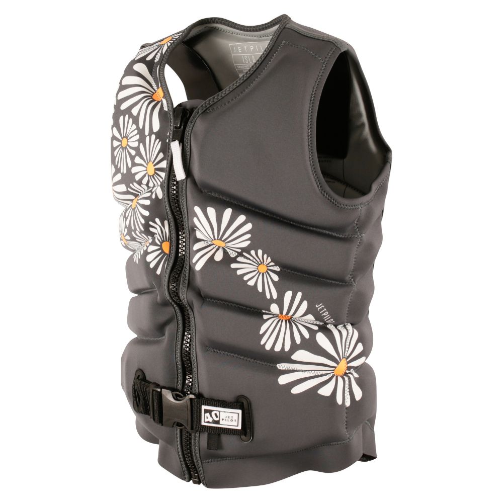 2027 Jetpilot Isla F/E Ladies Neo Vest - Charcoal