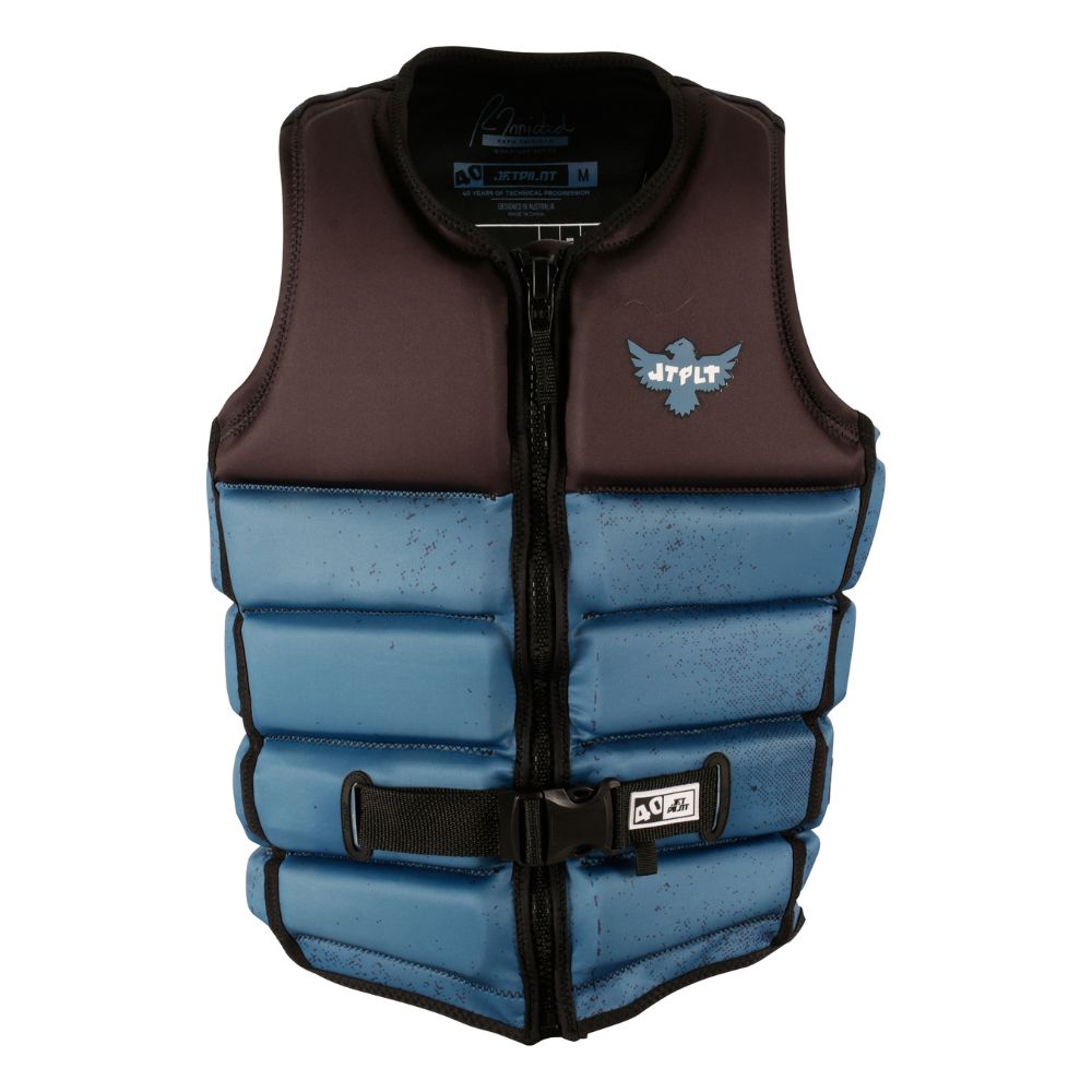 2027 Jetpilot Raph X1 Mens F/E Eco Vest - Deep Teal