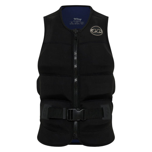 2026 Wing Ladies Electra Vest L50S - Black Ribbed