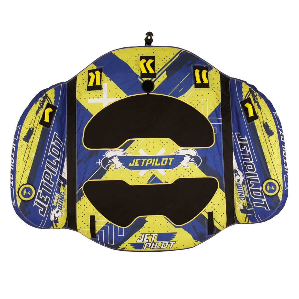 2027 Jetpilot Hyper Wing 4 Towable - Blue/Yellow