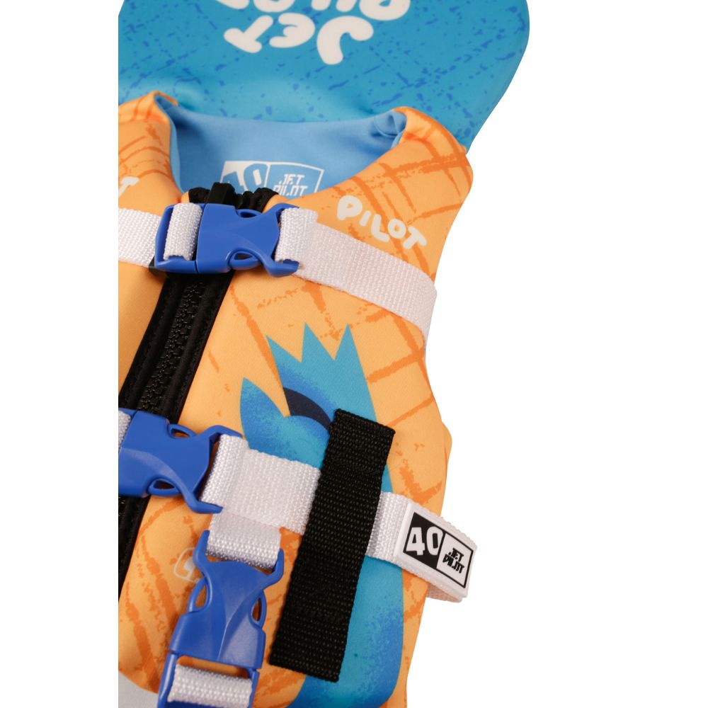 2027 Jetpilot The Cause Infant Fe Eco Vest - Orange/Blue