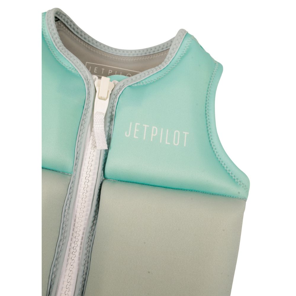 2027 Jetpilot Freeride Girls Youth Eco Vest - Teal