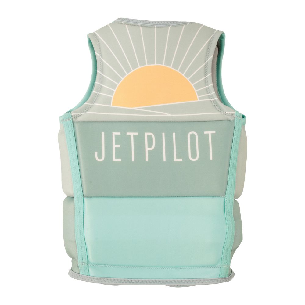 2027 Jetpilot Freeride Girls Youth Eco Vest - Teal