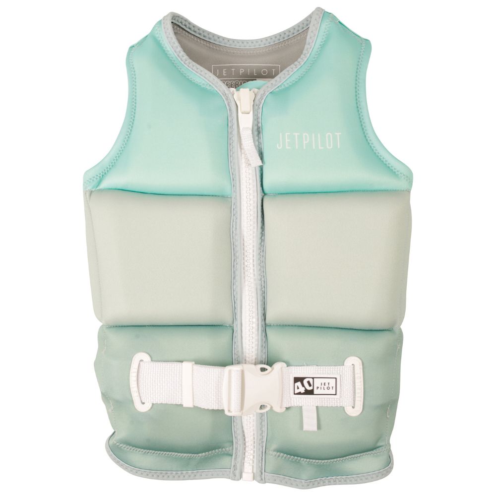 2027 Jetpilot Freeride Girls Youth Eco Vest - Teal