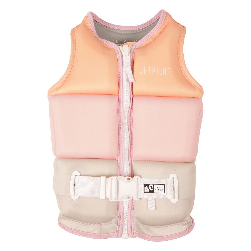 2027 Jetpilot Freeride Girls Youth Eco Vest - Pink