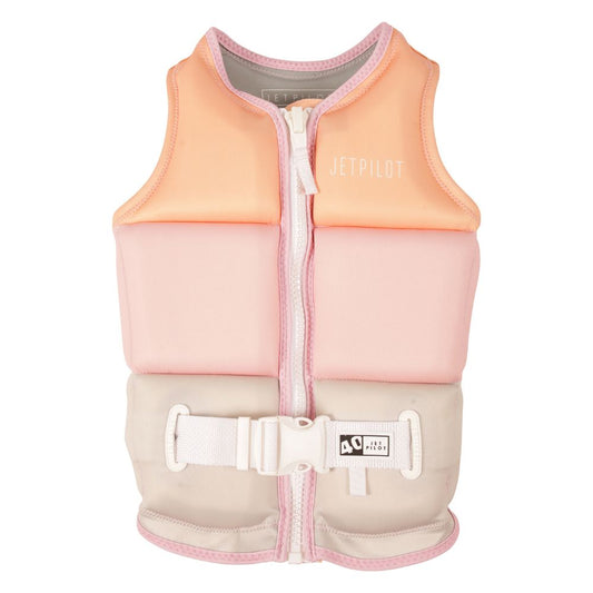 2027 Jetpilot Freeride Girls Youth Eco Vest - Pink