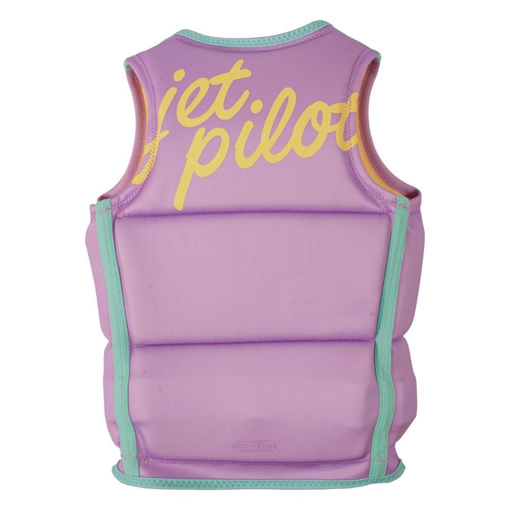 2027 Jetpilot Freeride Girls Youth Eco Vest - Purple