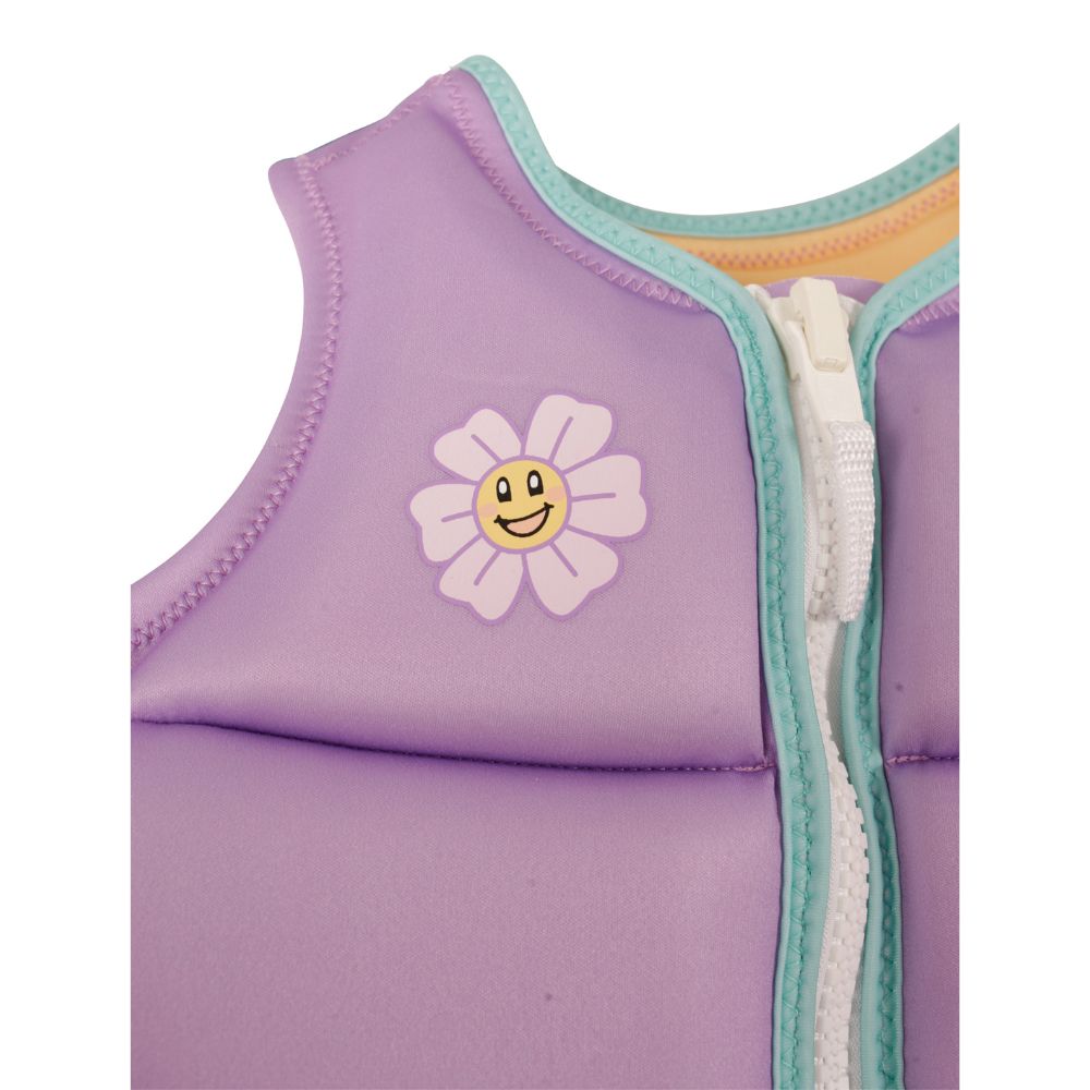 2027 Jetpilot Freeride Girls Youth Eco Vest - Purple