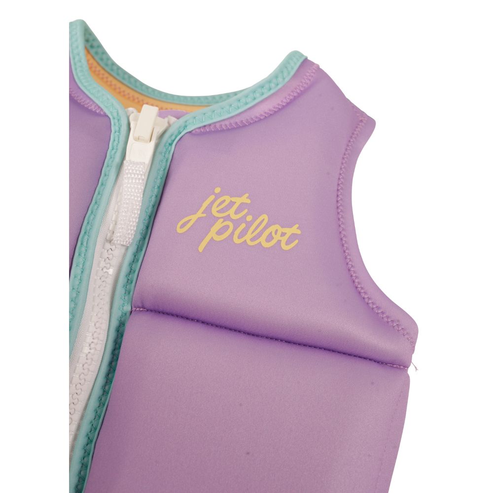 2027 Jetpilot Freeride Girls Youth Eco Vest - Purple