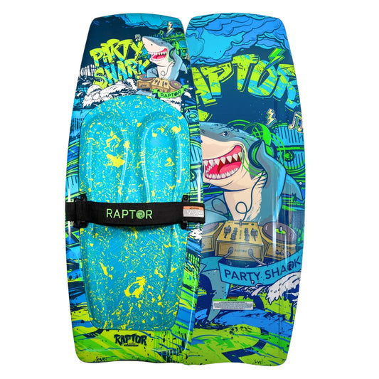 2025 Raptor Party Shark Kneeboard - Green