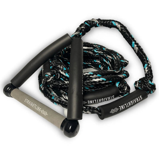 2025 Straightline Combo Wake Surf Rope Black - Black