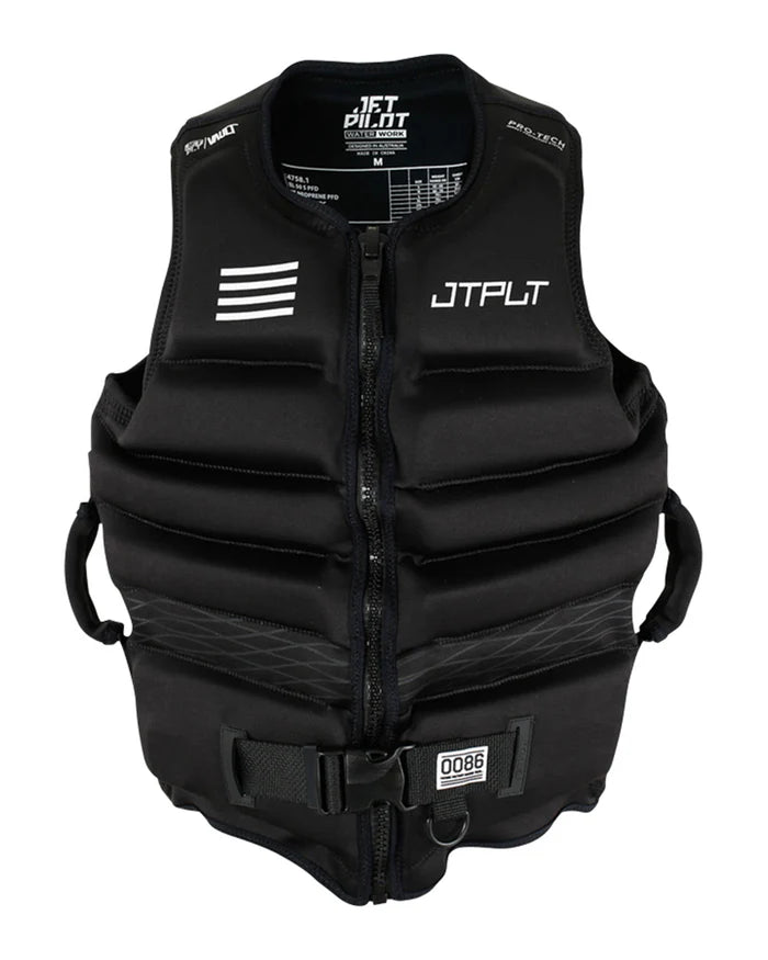 2026 Jetpilot Vault Hyperflex Mens Neo Vest - Black