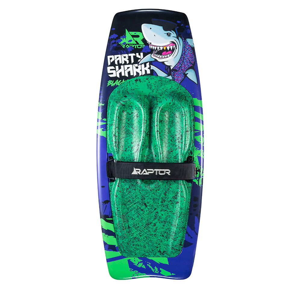 2025 Raptor Party Shark Blackout Kneeboard - Green