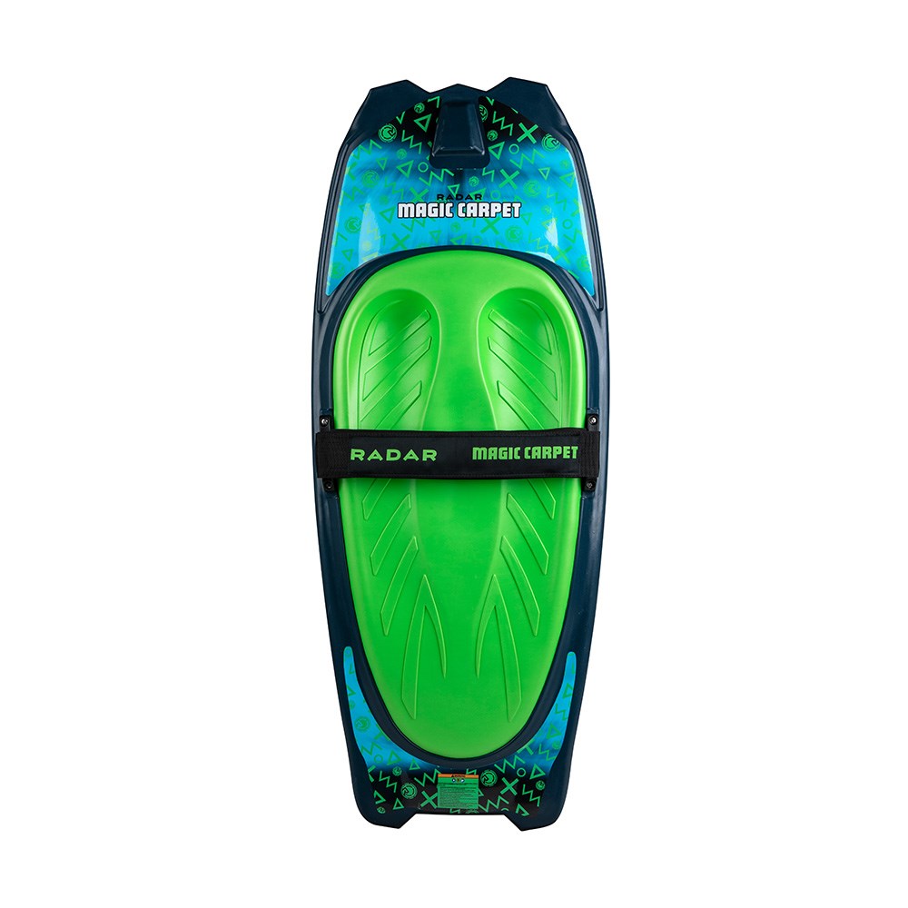 2025 Radar Magic Carpet Kneeboard - Teal / Fluorescent Green