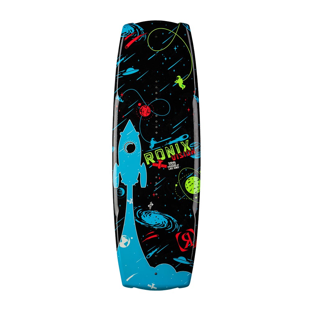 2025 Ronix Vision Wakeboard 120 - Galactic Black / Glow n Dark