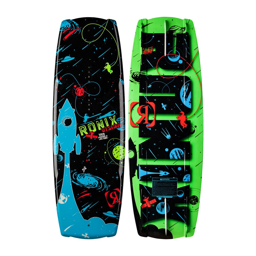 2025 Ronix Vision Wakeboard 120 - Galactic Black / Glow n Dark