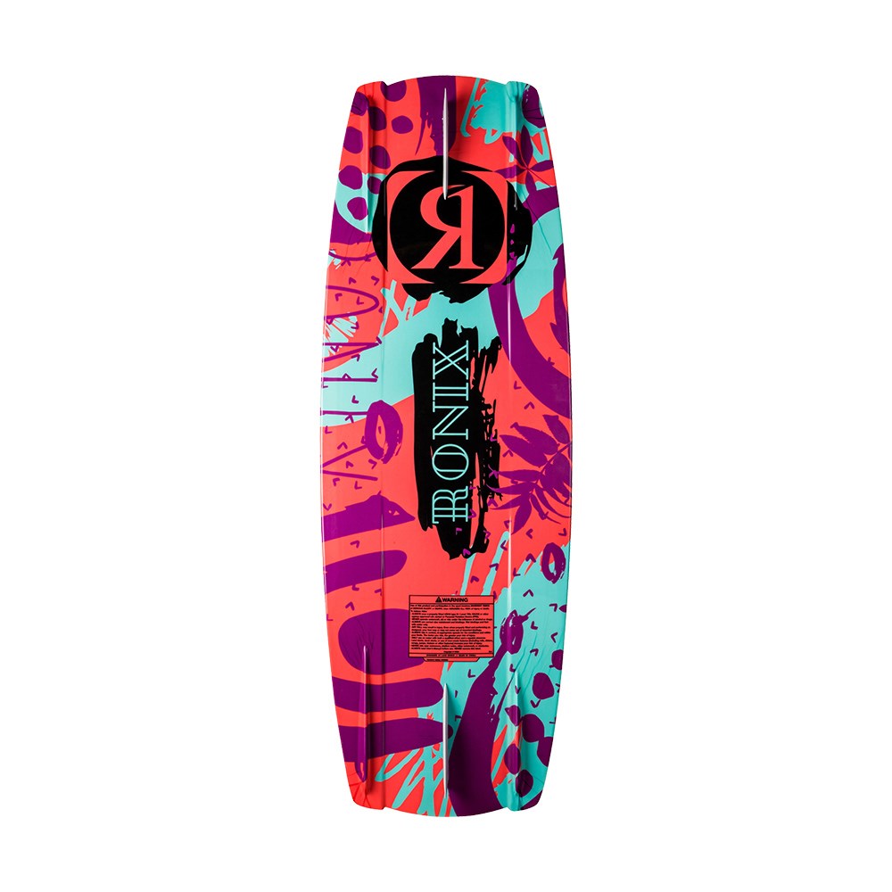 2025 Ronix August Wakeboard 120 - White/Purple  /Coral/Blue