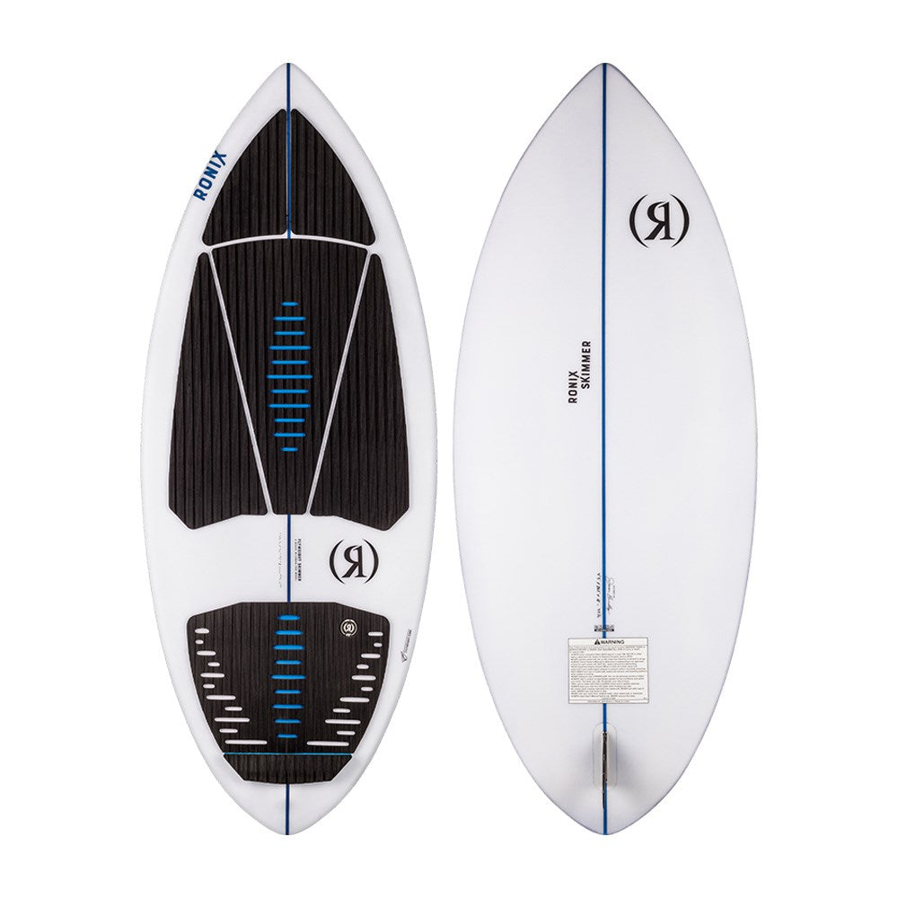 2025 Ronix Flyweight Skimmer Wakesurfer - Glacier White / Navy