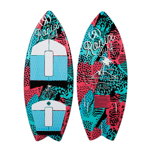 2024 Ronix Super Sonic Space Odyssey - Girls Fish Wakesurfer 3 9 - Coral / Mint / Black