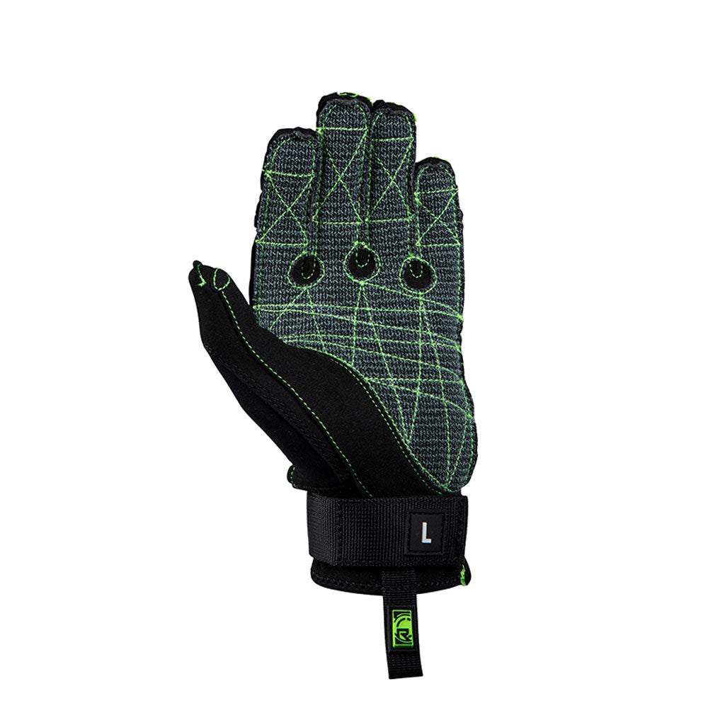 2025 Radar Hydro-K Glove - Matte Black / Volt Green