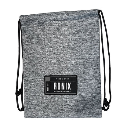 2025 Ronix Drawstring Sack - Heather Charcoal / White