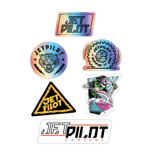 2025 Jetpilot Mixed Sticker Pack - Assorted