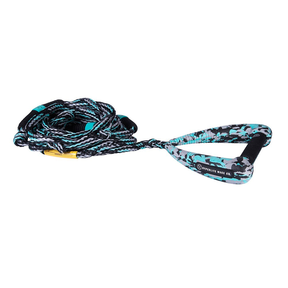 Hyperlite 25 Arc Surf Rope W/Handle - Teal/Grey