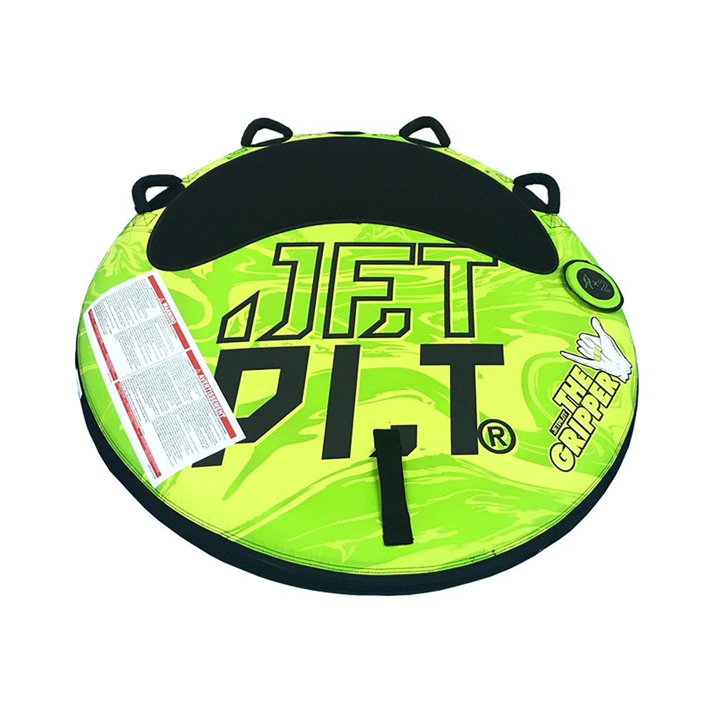 2024 Jetpilot Gripper 2 Round Towable - Green/Yellow