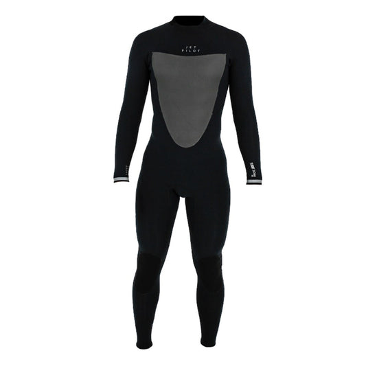 2025 Jetpilot Flight Youth 3/2Mm Ls Fullsuit - Black/Black