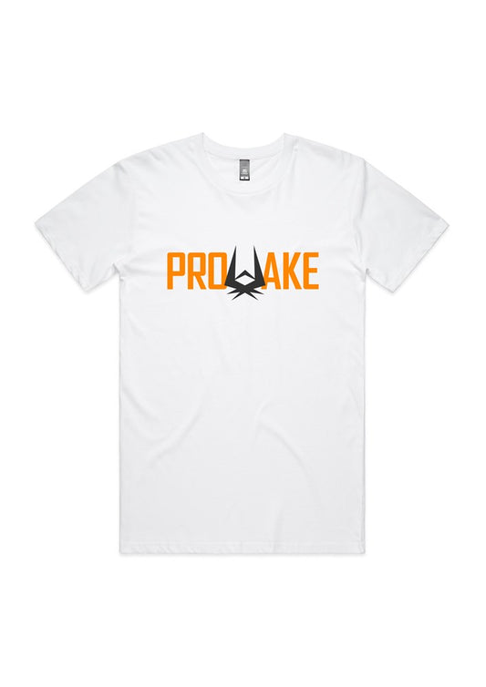 Prowake Tee - Black Orange Print