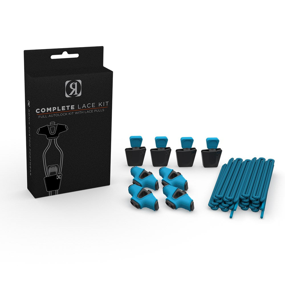 2025 Ronix Complete Lace Kit (Set Of 4 Laces & Locks) - Blue